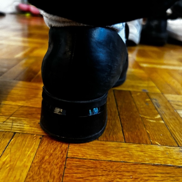 Franco Sarto Black Loafers - Picture 4 of 8